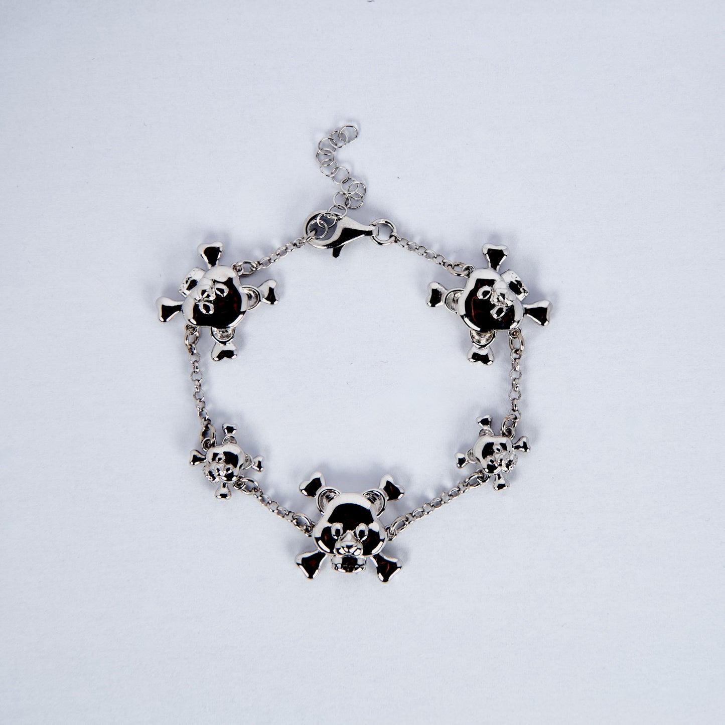 SILVER MIX SIZE BRACELET